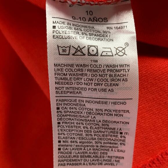 Janie and Jack 10 Eyelet Ruffle Ponte Dress Tomato Red Cotton Blend Party - Picture 8 of 9